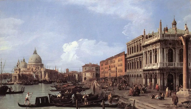 Molo: na zachód - Canaletto