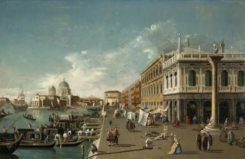 Molo, Wenecja - Canaletto