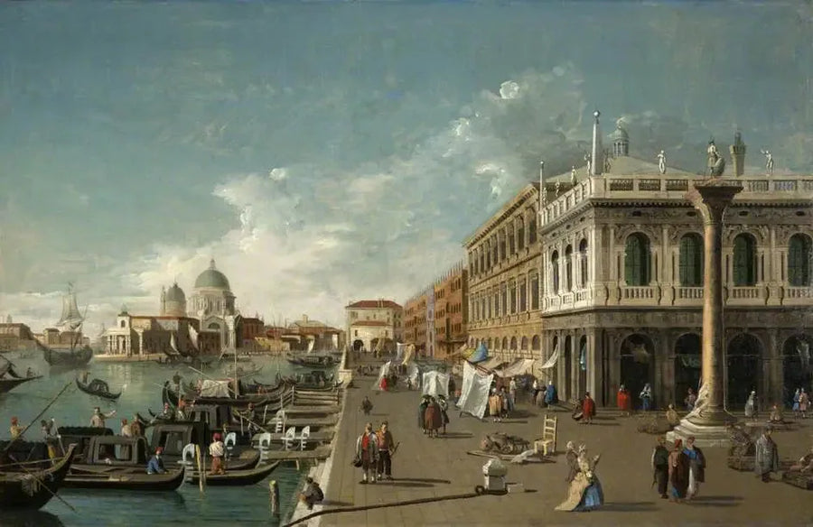 Molo, Wenecja - Canaletto