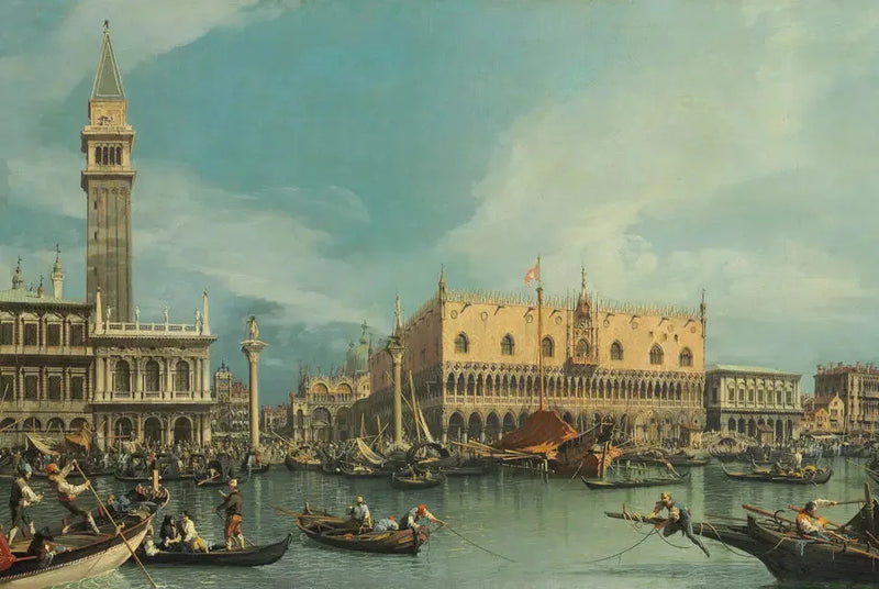 Molo, Wenecja, od Bacino di San Marco - Canaletto