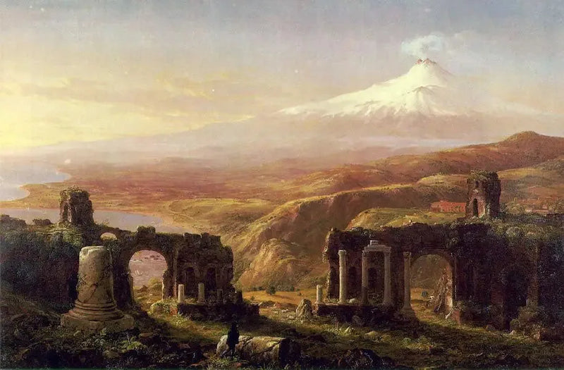 Etna od Taorminy - Thomas Cole