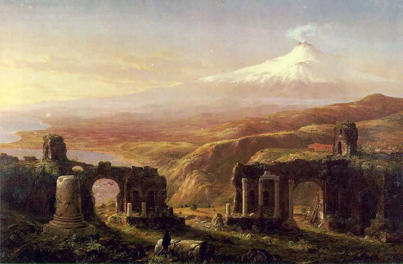 Etna od Taorminy - Thomas Cole