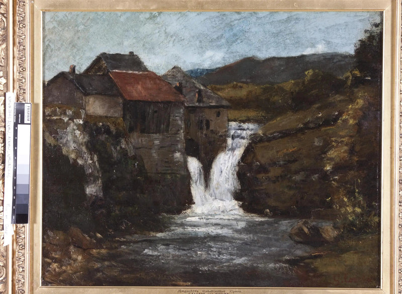Młyn Orbe - Gustave Courbet