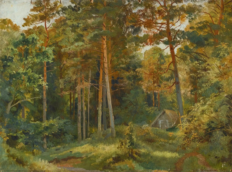 Młyn w Lesie - Ivan Chichkine