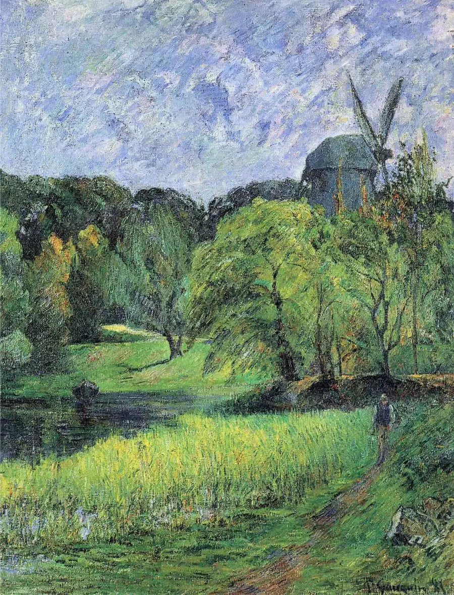 Młyn Królowej w parku Østervold - Paul Gauguin