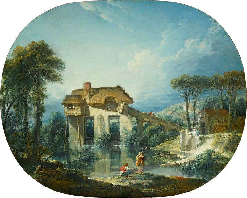 Młyn Quiquengrogne w Charenton - François Boucher