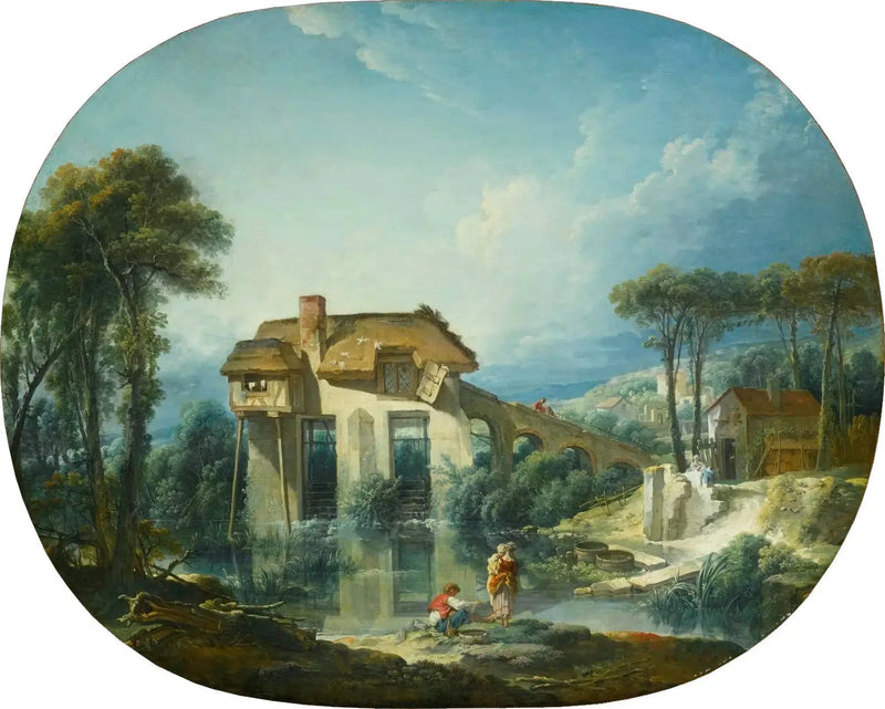 Młyn Quiquengrogne w Charenton - François Boucher