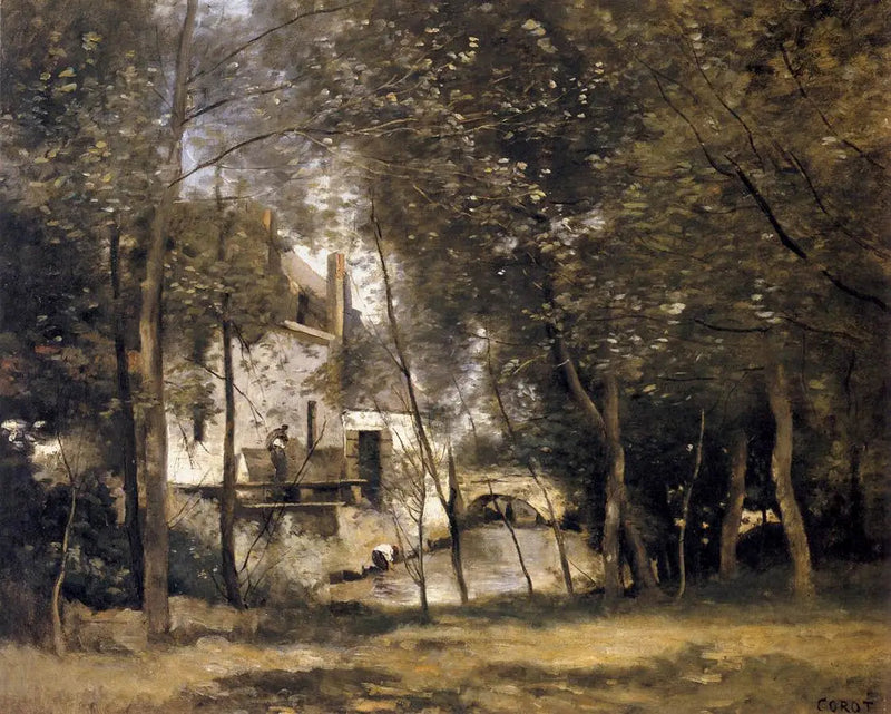 Młyn Saint-Nicolas-lez-Arras - Jean-Baptiste Camille Corot