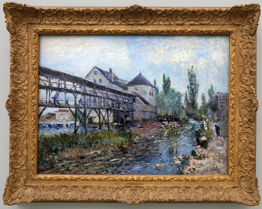 Młyn Provencher w Moret - Alfred Sisley