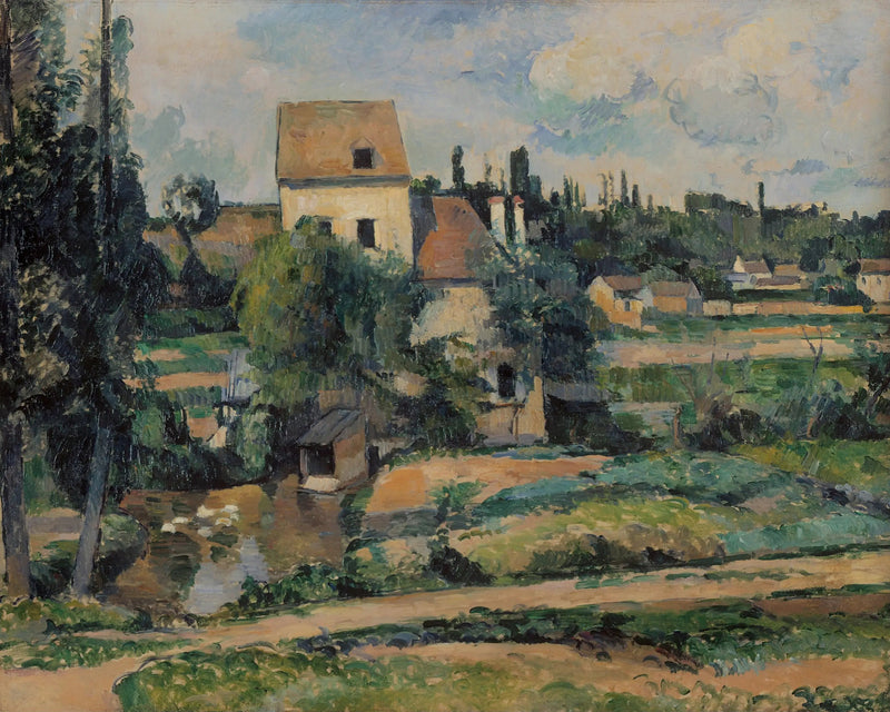Młyn na Couleuvre w Pontoise - Paul Cézanne