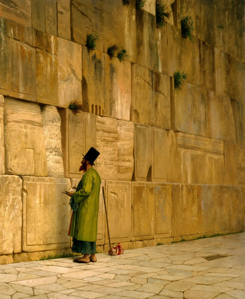 Mur Salomona, zwany także Murem Płaczu - Jean-Léon Gérôme