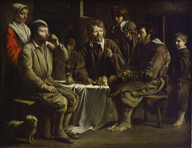 Le Repas des paysans - Louis Le Nain