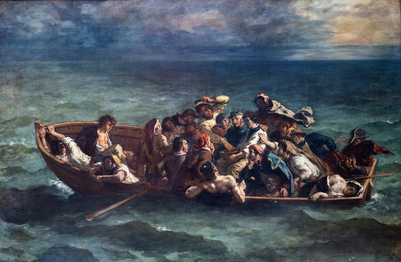 Wrak don Juana - Eugène Delacroix