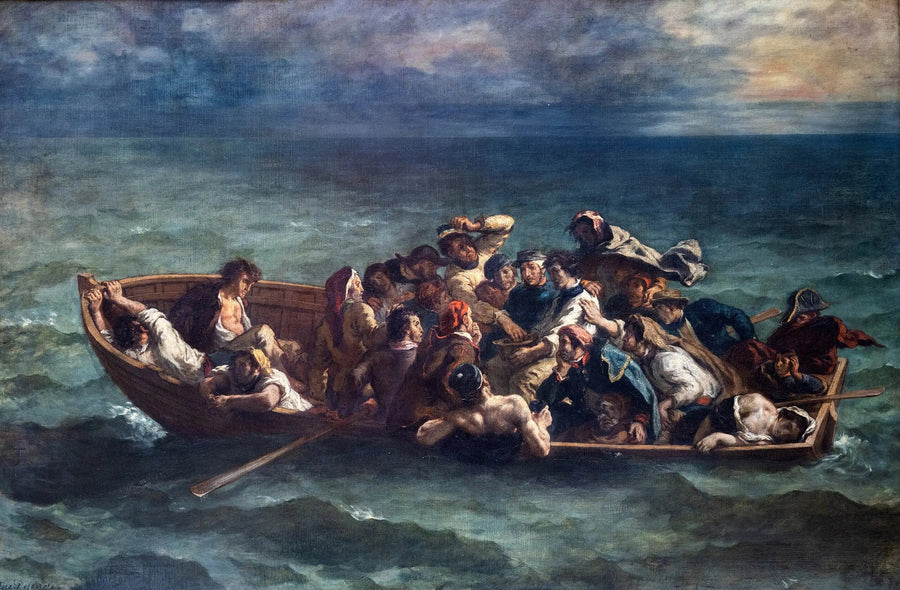 Wrak don Juana - Eugène Delacroix