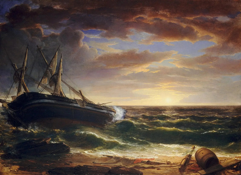 Zatopiony statek - Asher Brown Durand