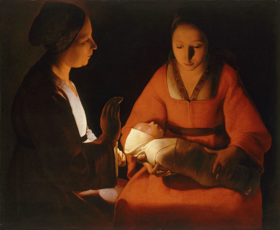 Noworodek - Georges de La Tour