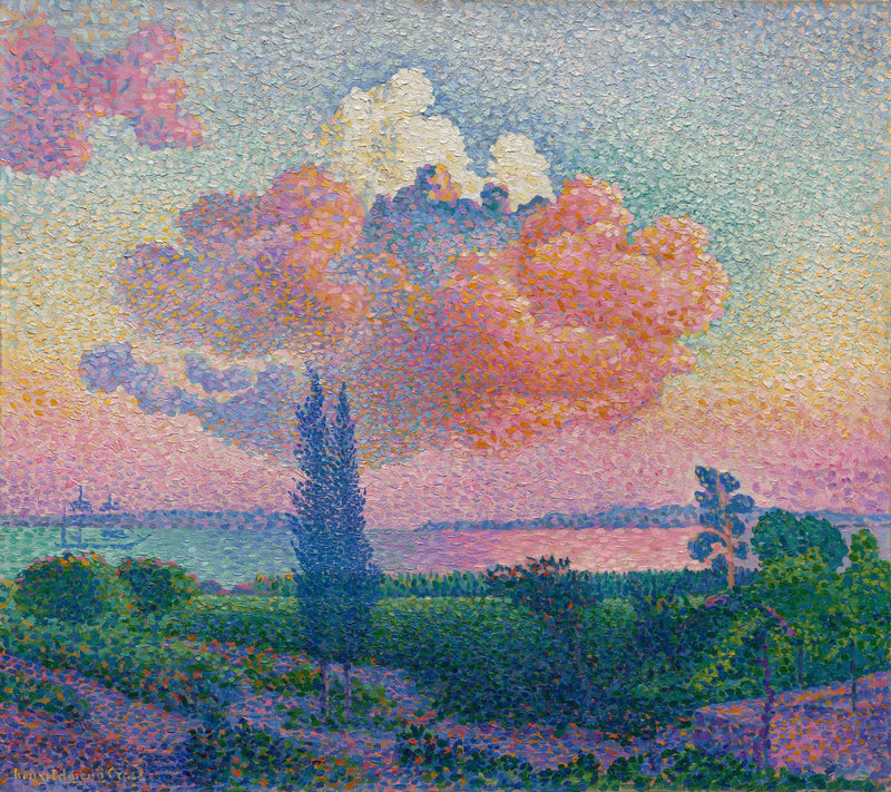 Różowe Chmury - Henri-Edmond Cross