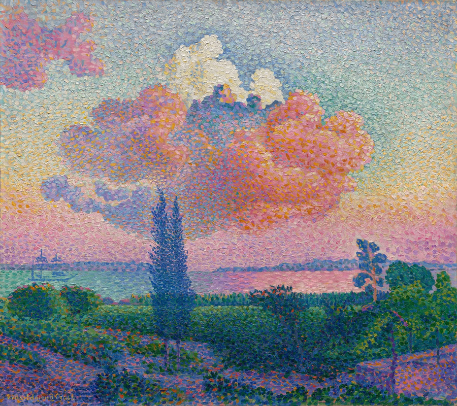 Różowe Chmury - Henri-Edmond Cross