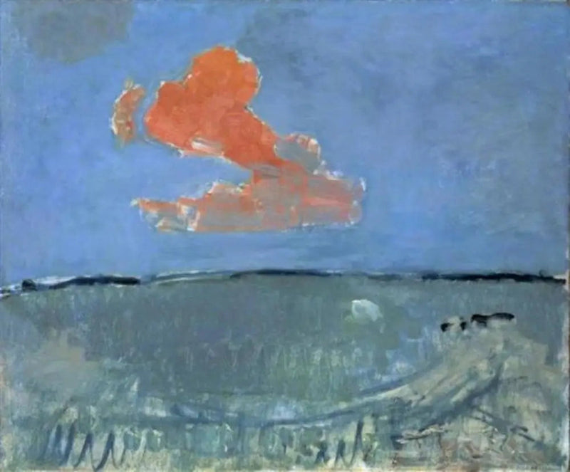 Czerwona chmura - Piet Mondrian
