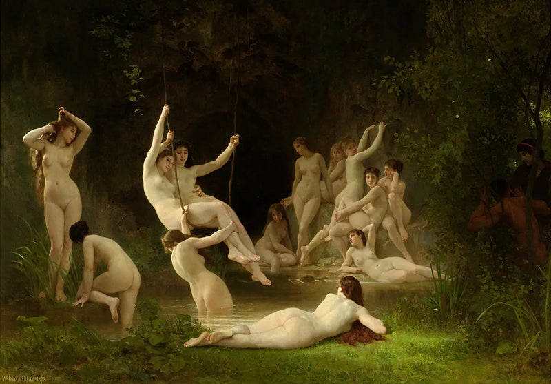 Nymfa - Bouguereau