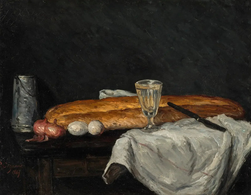 Chleb i Jajka - Paul Cézanne