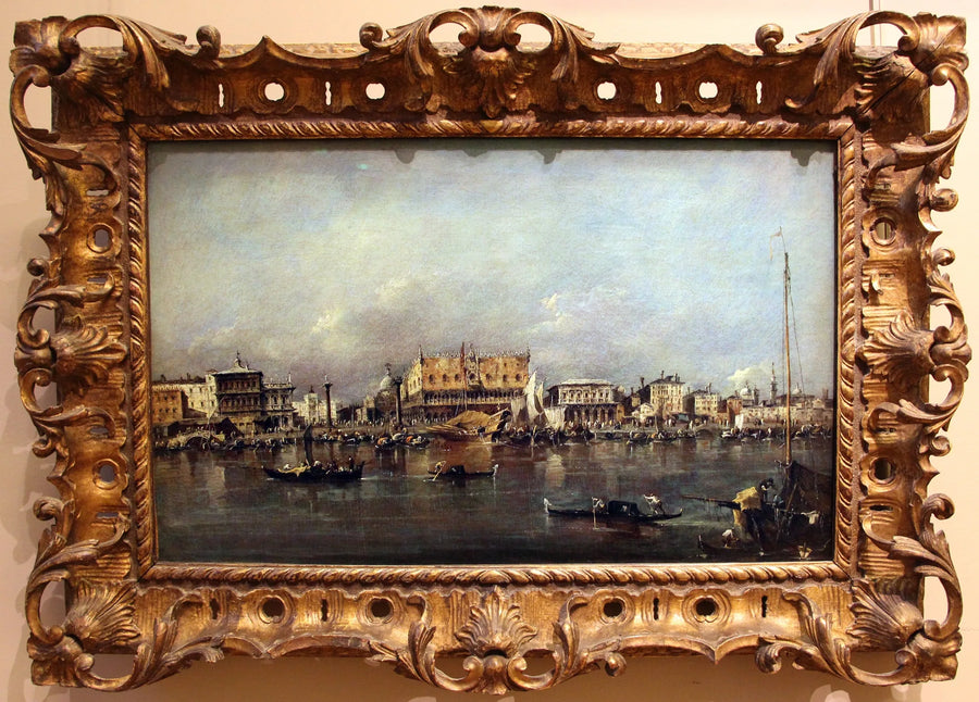 Pałac Dożów w Wenecji widziany z basenu San Marco - Francesco Guardi