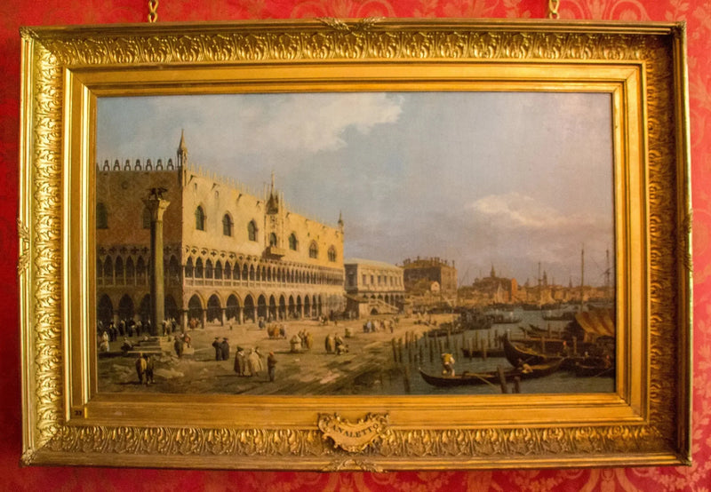 Pałac Doge i Riva degli Schiavoni, Wenecja - Canaletto