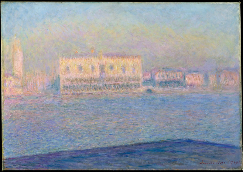 Pałac doża widziany z San Giorgio Maggiore - Claude Monet