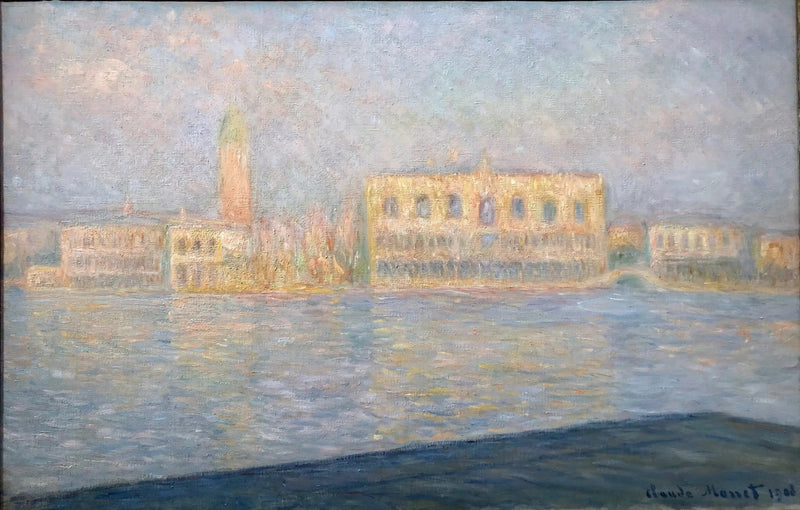 Pałac Dożów widziany z San Giorgio Maggiore - Claude Monet