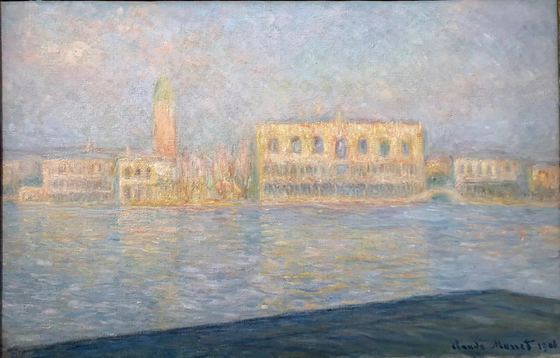 Pałac Dożów widziany z San Giorgio Maggiore - Claude Monet