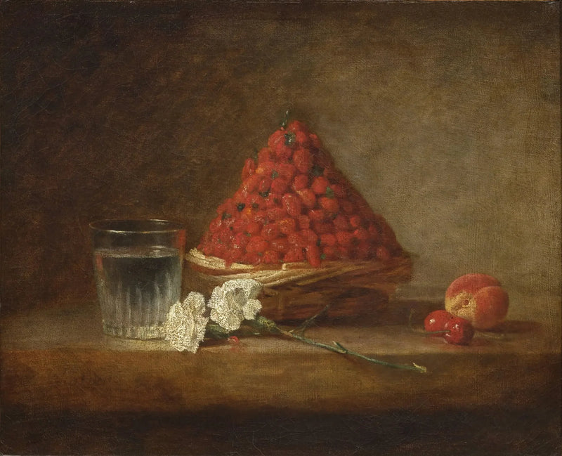Koszyk truskawek - Jean Simeón Chardin