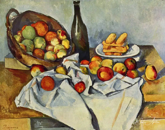 Le panier de pommes - Paul Cézanne - Reproductions de tableaux et peintures haut de gamme