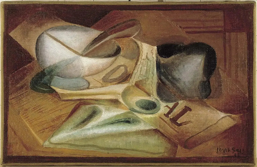 Paczka tytoniu - Juan Gris