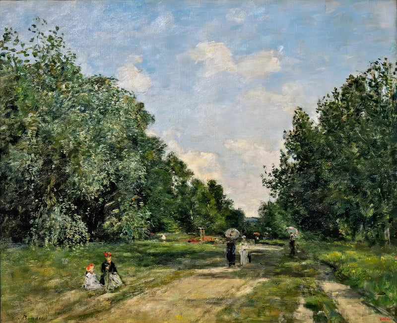 Park Cordier w Trouville - Eugène Boudin