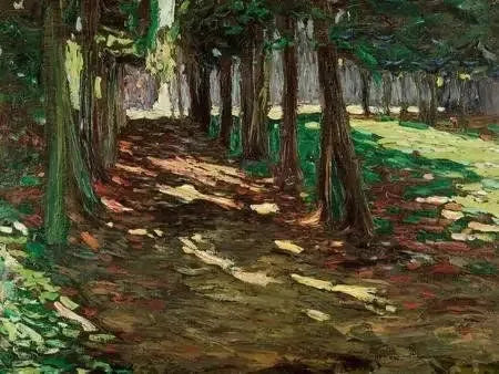 Park Saint-Cloud, zacieniona aleja - Wasilij Kandinsky