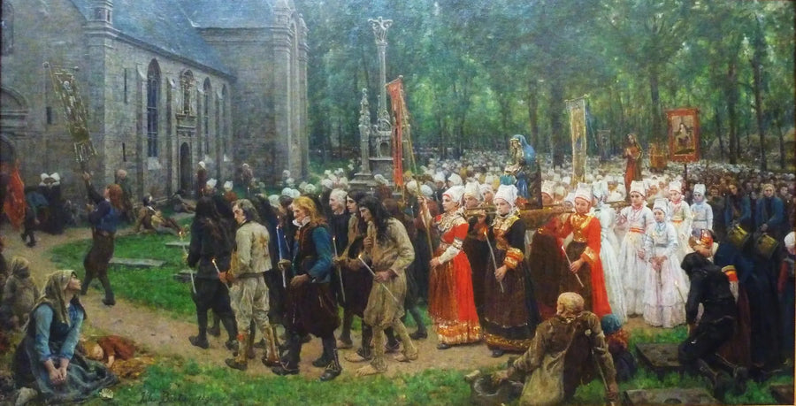 Przebaczenie z Kergoat - Jules Breton