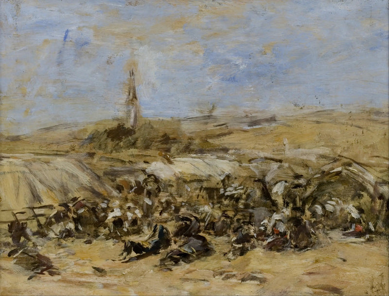 Przebaczenie Świętej Anny La Palud - Eugène Boudin