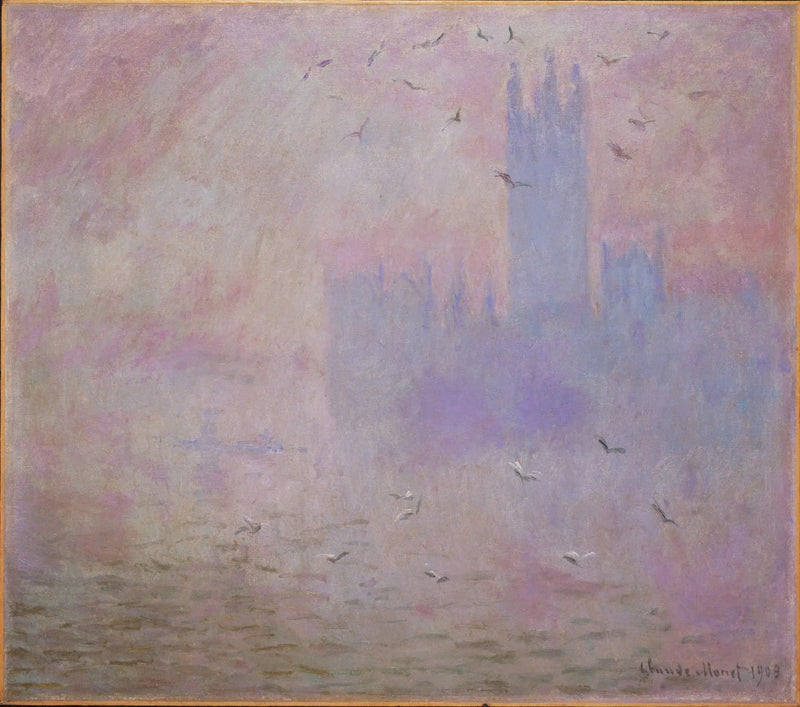 Parlament, mewy - Claude Monet