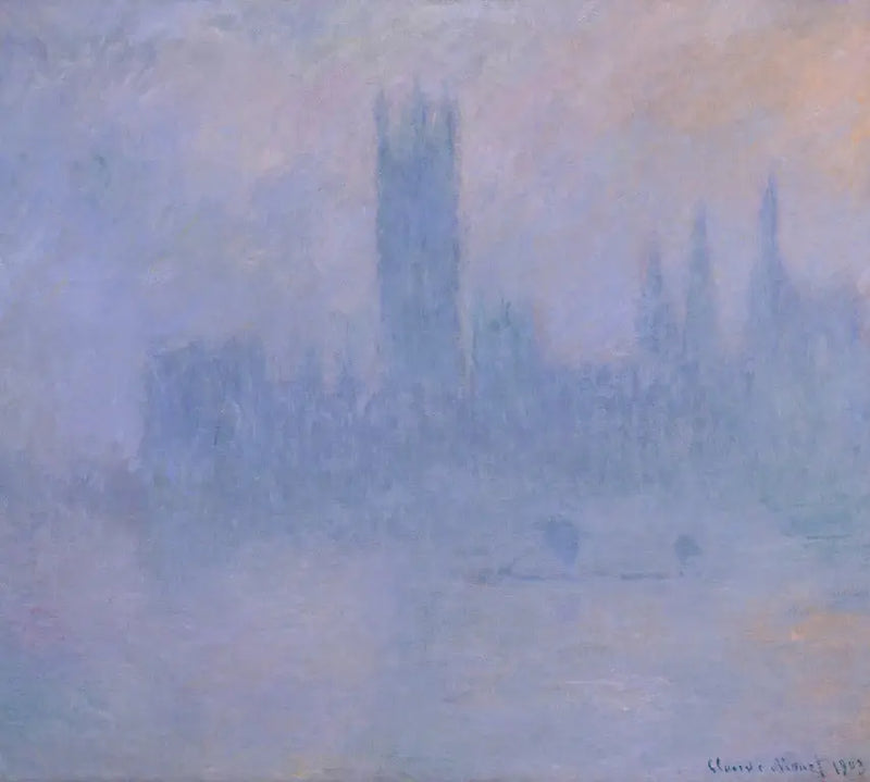 Parlament, symfonia w błękicie - Claude Monet
