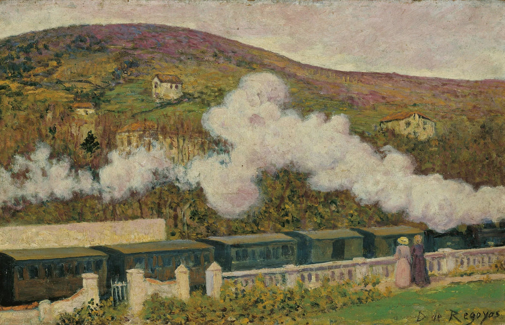 Le passage du train - Darío de Regoyos - Alpha Reproduction