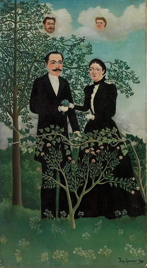 Przeszłość i teraźniejszość - Henri Rousseau