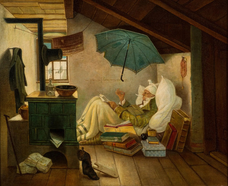 Biedny poeta - Carl Spitzweg