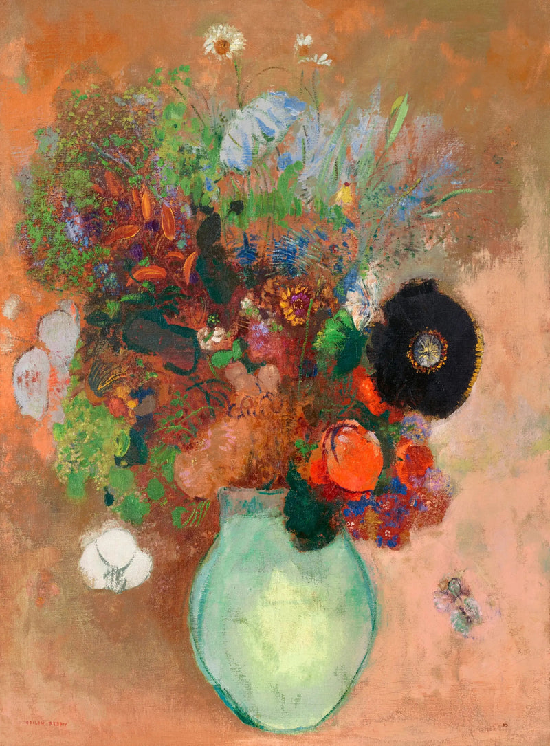 Czarny mak - Odilon Redon