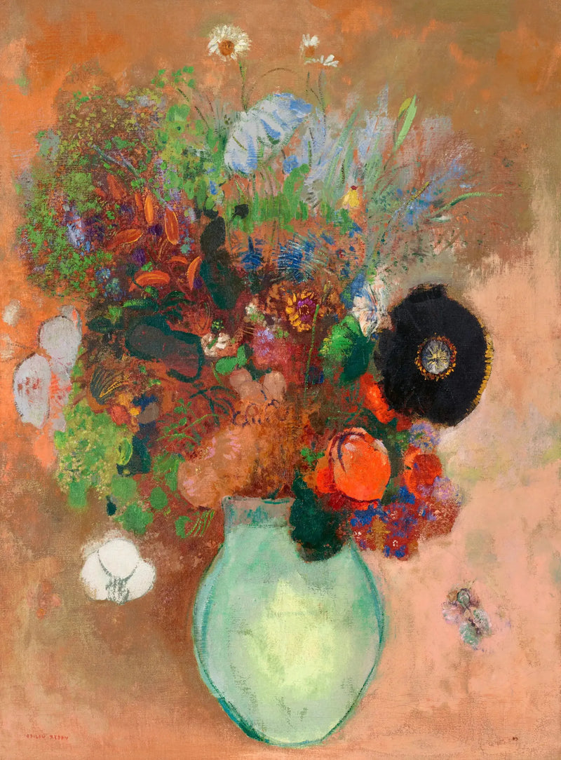 Czarny mak - Odilon Redon