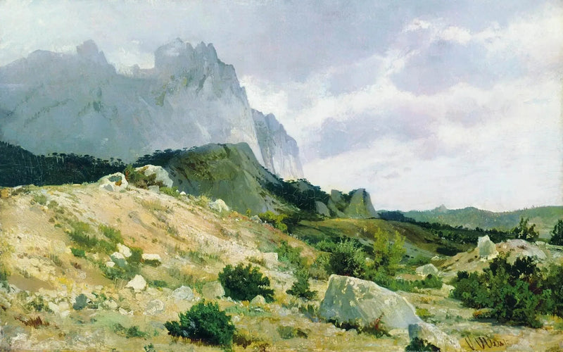 Krajobraz skalisty - Ivan Chichkine