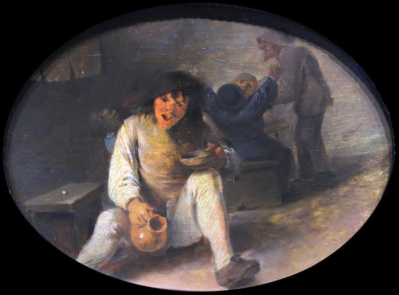 Le paysan ivre - Adriaen Brouwer