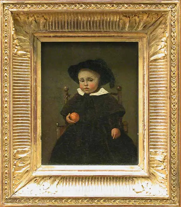 Malarz Adolphe Desbrochers, dziecko, najemca pomarańczy - Jean-Baptiste Camille Corot