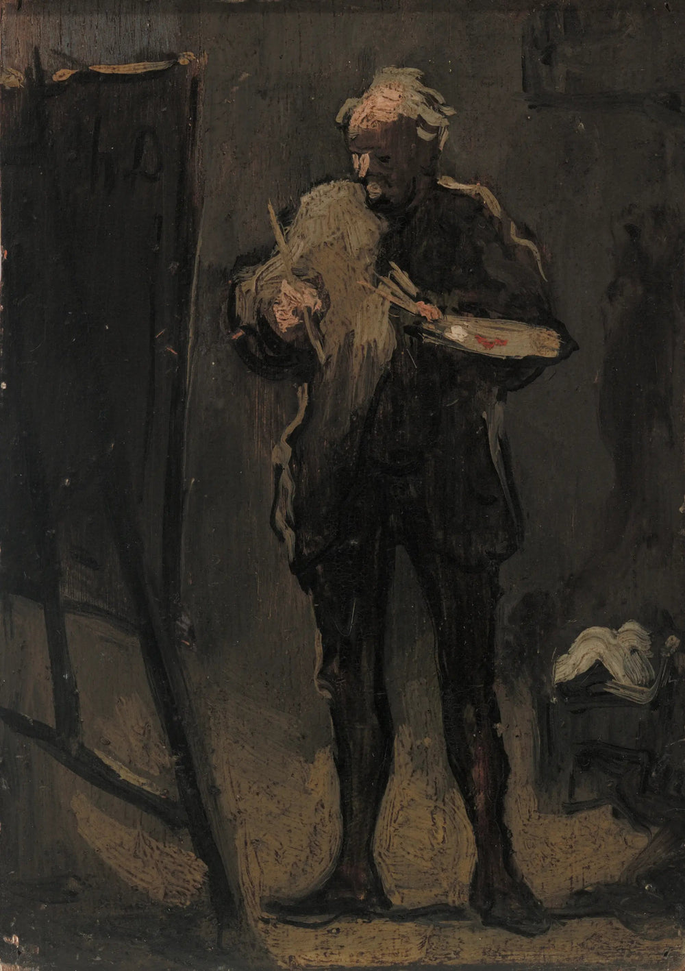 Le Peintre devant son tableau - Honoré Daumier image 1 copie de tableau peinte à la main