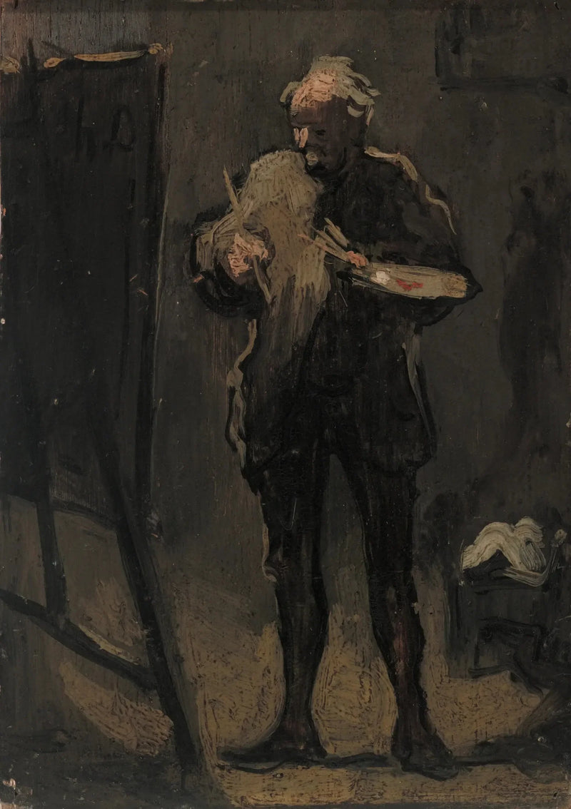 Malarz przed swoim obrazem - Honoré Daumier