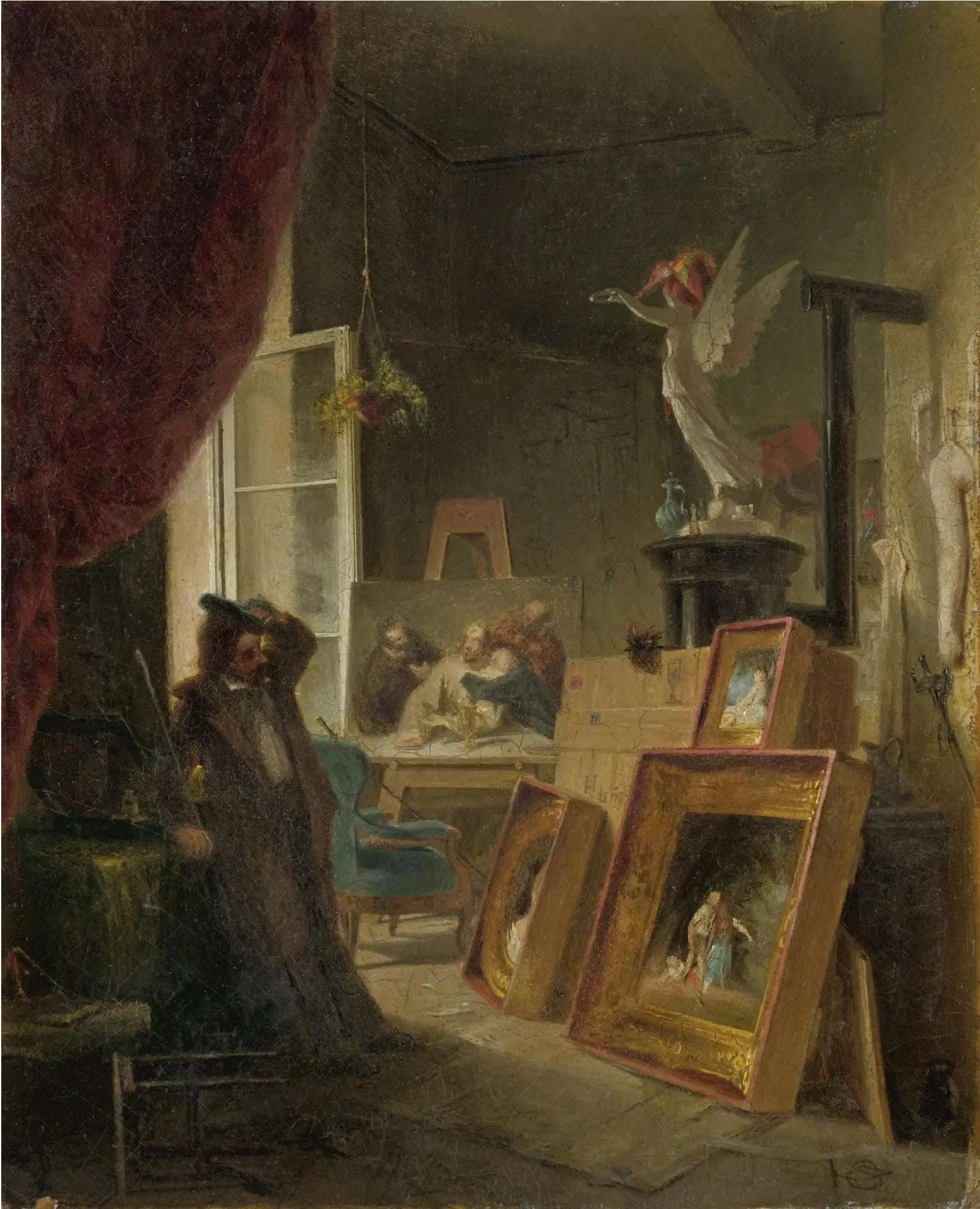 Le Peintre historique - Carl Spitzweg - Alpha Reproduction